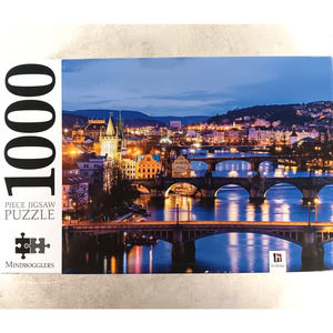 Vltava River Prague Czech Republic 1000 Piece Jigsaw Puzzle by Mindbogglers